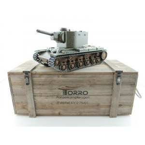 Радиоуправляемый танк Torro Russia КВ-2 1:16 пневматика с деревянным ящиком TR1112438785