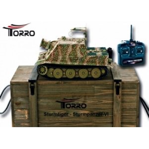 Радиоуправляемый танк Torro Sturmtiger Panzer 2.4GHz 1:16 (зеленый) TR1111700300