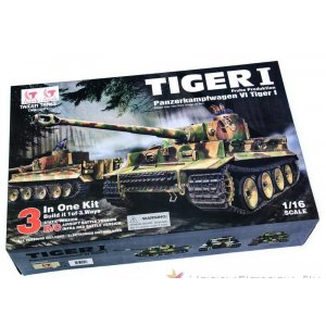 Набор для сборки радиоуправляемого танка Taigen German Tiger I "Тигр" 3-in-1 1:16 KIT