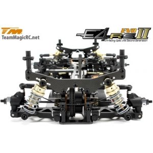 Шасси туринг 1/10 Electric - 4WD Team Magic E4RS II EVO (Spool Ver.) в разборе