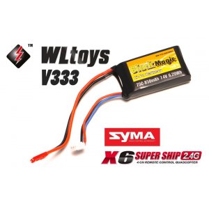 Аккумулятор Black Magic LiPo 7,4В(2S) 850mAh 25C Soft Case JST-BEC