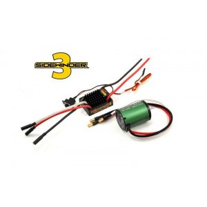 Электромотор + регулятор оборотов бесколлекторный Castle Creations Sidewinder SV3 1/10 4600kV