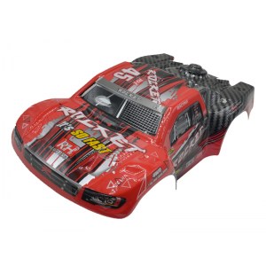 Красный кузов для шорт корса Remo Hobby RM1691 1:16