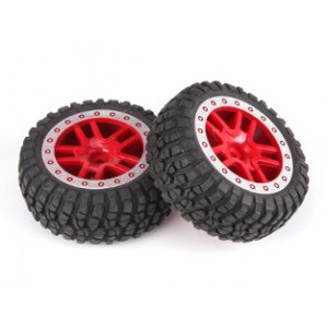 Remo Hobby красные колеса в сборе, тюнинг, 2шт.
