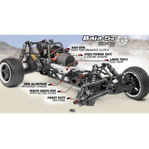 HPI BAJA KRAKEN SIDEWINDER X5 Радиоуправляемая машина на бензине