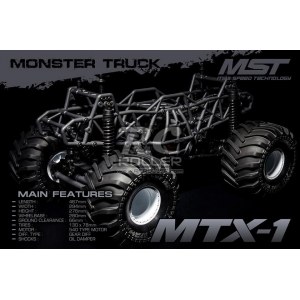 Радиоуправляеимый Монстр MST MTX-1 RTR Monster truck