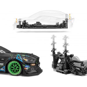 Радиоуправляемая модель HPI RS4 Sport 3 Vaughn Gittin Jr Ford Mustang with RTR SPEC 5 Tuning