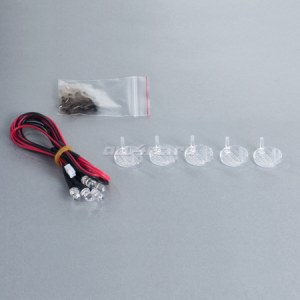 RC Crawler LED Light Bar Set (5 Spotlight) - Silver