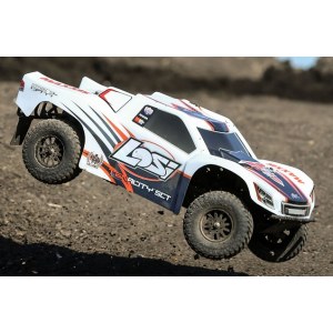 Losi TENACITY 4WD Brushless (AVC) (белый/оранжевый)
