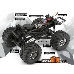 Монстр электро - RTR WHEELY KING 4X4 (NEW)-HPI-106173