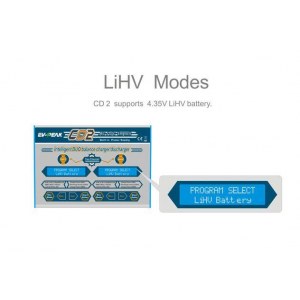 Зарядное устройство CD2 AC LiPo/LiFe 1-6S, 50Wx2, C:6A, D:2A