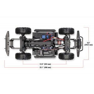 Радиоуправляемая машина TRAXXAS TRX-4 Land Rover Defender Adventure Edition