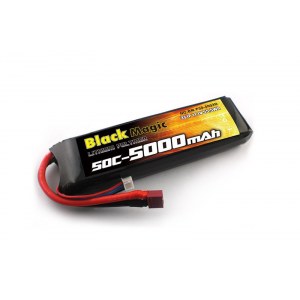 Аккумулятор Black Magic 11.1V 5000mAh 50C LiPo Deans plug