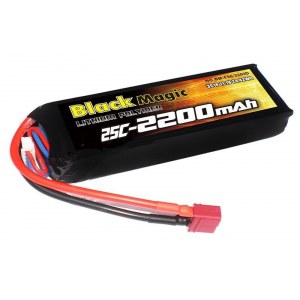 Аккумулятор Black Magic 11.1V 2200mAh 25C LiPo Deans plug