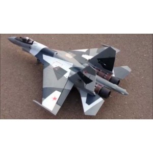Модель самолета FreeWing Su-35 Flanker-E PNP (серый камуфляж) FJ30311P