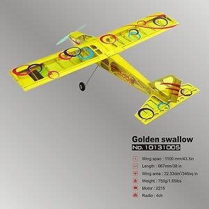 Модель самолета Lanyu Golden Swallow LU-10131005