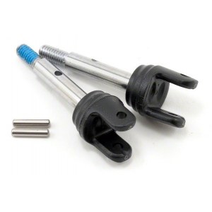 Усиленная ось колеса, задняя, в комплекте 2 штуки, для автомодели Traxxas Stampede 4WD VXL и Slash 4WD VXL.