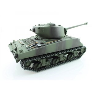 Танк радиоуправляемый Torro Sherman M4A3 76mm, 1/16 2.4G, ВВ-пушка, деревянный ящик TR1114213060