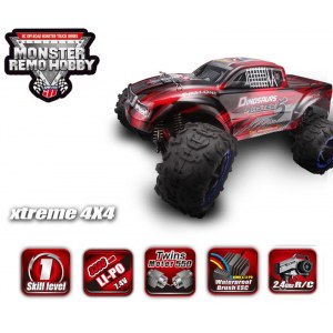 Радиоуправляемый монстр 2-х моторный Remo Hobby Dinosaurs Master 4WD  RH8032