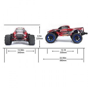 Радиоуправляемый монстр 2-х моторный Remo Hobby Dinosaurs Master 4WD  RH8032