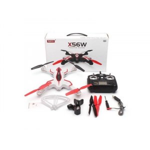 Квадрокоптер Syma X56W Folding Wizard с FPV трансляцией Wi-Fi, барометр, 2.4G RTF