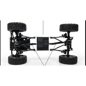 Радиоуправляемый внедорожник Military Truck Buggy Crawler (синий)