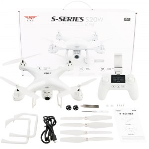 Квадрокоптер Aosenma SJ RC SJ-S20W (регулируемая камера 1080P, двойной режим GPS, Follow Me, удержание высоты)