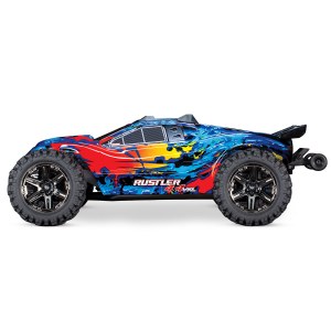 Радиоуправляемый внедорожник TRAXXAS Rustler 4X4 VXL 1/10 TSM 2022 TRA67076-4