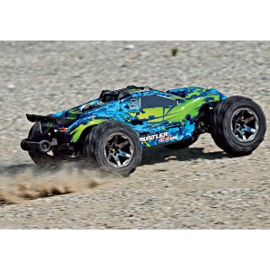 Радиоуправляемый внедорожник TRAXXAS Rustler 4X4 VXL 1/10 TSM 2022 TRA67076-4