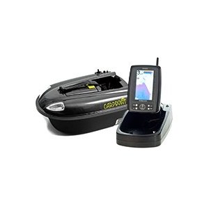 Кораблик для рыбалки Сarpboat Mini Carbon + Эхолот TF520