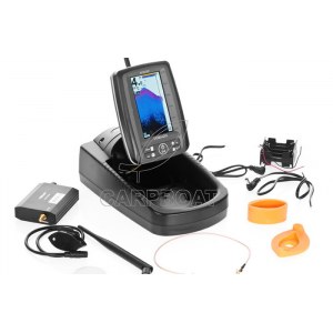 Кораблик для рыбалки Сarpboat Mini Carbon + Эхолот TF520