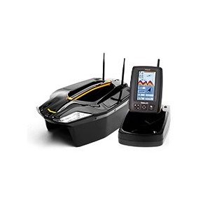 Кораблик для прикормки Сarpboat Mini Carbon + Эхолот TF640 GPS