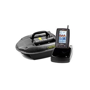 Кораблик для прикормки Сarpboat Mini Carbon + Эхолот TF640 GPS