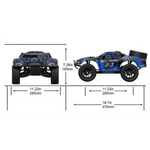 Remo Hobby EX3 Brushless 4WD 2.4G 1/10 RTR + Li-Po и З/У  RH10EX3TOP