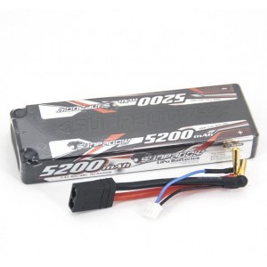 Аккумулятор Sunpadow Li-Po 7.4V 5200 45C Slim TRX plug - SP-5200-2-45C-S-T