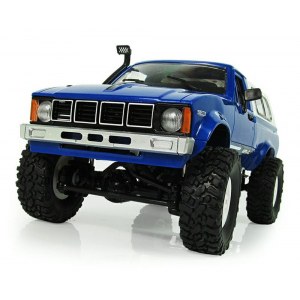 Внедорожник синий 1/16 электро - RC Military Truck Buggy Crawler PRO WPLC-24-Blue