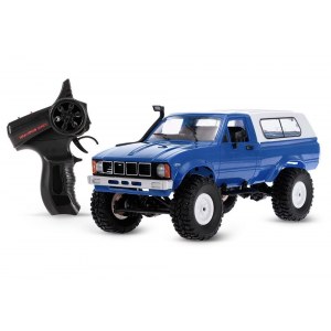 Внедорожник синий 1/16 электро - RC Military Truck Buggy Crawler PRO WPLC-24-Blue