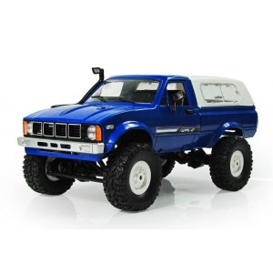 Внедорожник синий 1/16 электро - RC Military Truck Buggy Crawler PRO WPLC-24-Blue