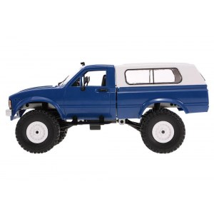 Внедорожник синий 1/16 электро - RC Military Truck Buggy Crawler PRO WPLC-24-Blue