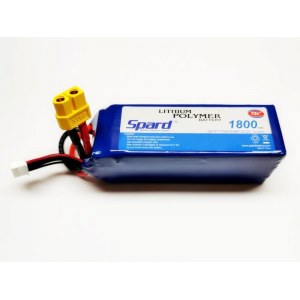 Аккумулятор Li-Po Spard 1800mAh, 22,2V, 75C, XT60