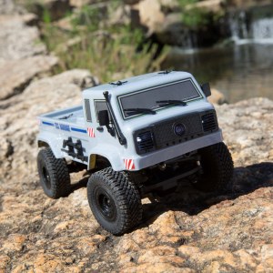 Радиоуправляемый Краулер с камерой ECX 1:24 Scaler Crawler Barrage UV 4WD FPV, электро, RTR (серый)