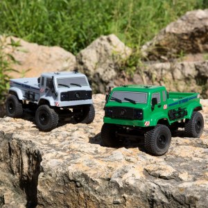 Радиоуправляемый Краулер с камерой ECX 1:24 Scaler Crawler Barrage UV 4WD FPV, электро, RTR (серый)