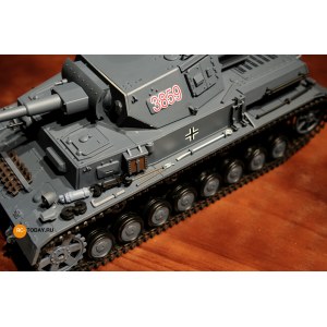 Радиоуправляемый танк Heng Long Panzerkampfwagen IV F2 Ausf SD KFZ масштаб 1:16 2.4G - 3859-1 V6.0