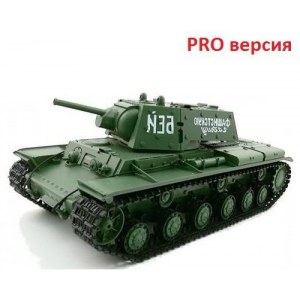Радиоуправляемый танк Heng Long Russia КВ-1 Pro масштаб 1:16 2.4G - 3878-1 PRO V5.3
