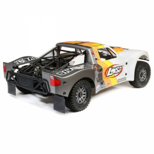 Радиоуправляемая машина на бензине Losi 1:5 5IVE-T 2.0 4wd SCT Бензо Серый/Оранжевый/Белый BND 2019 год LOS05014T2