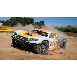 Радиоуправляемая машина на бензине Losi 1:5 5IVE-T 2.0 4wd SCT Бензо Серый/Оранжевый/Белый BND 2019 год LOS05014T2