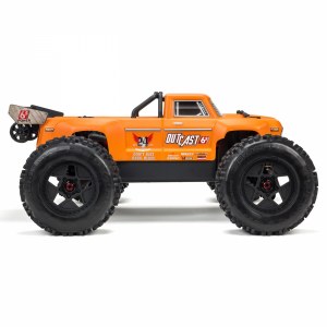Новый радиоуправляемый Монстр 1:8 ARRMA Outcast 6S 4WD Brushless RTR (оранжевый) 2019г ARA106042T2