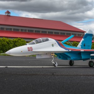 Радиоуправляемый самолет СУ-30 E-Flite Su-30 Twin 70mm EDF BNF Basic w/AS3X & SAFE Select EFL01050