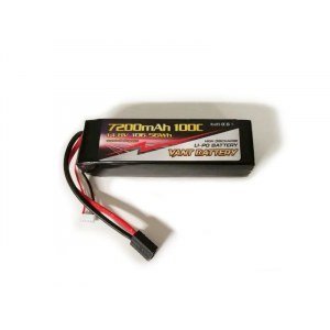 Аккумулятор Li-Po 14.8V 7200mAh 100C soft case battery and TR plug - VTB-7200-100C-4S1P