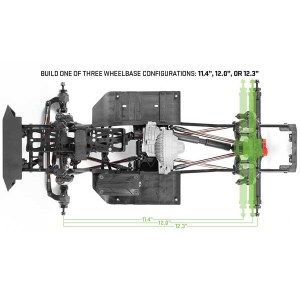 AXIAL НАБОР ДЛЯ СБОРКИ ШАССИ SCX10 II - AXI90104